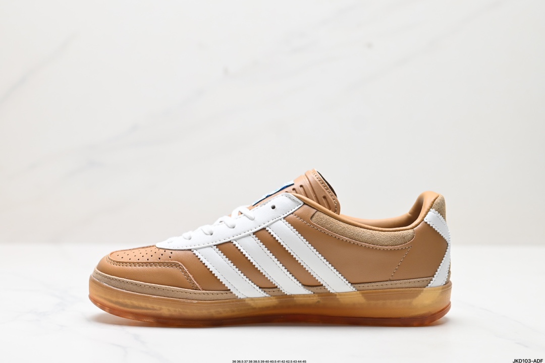 Adidas Originals BB x LM Gazelle INdoor 三叶草休闲防滑耐磨低帮板鞋 JR0182