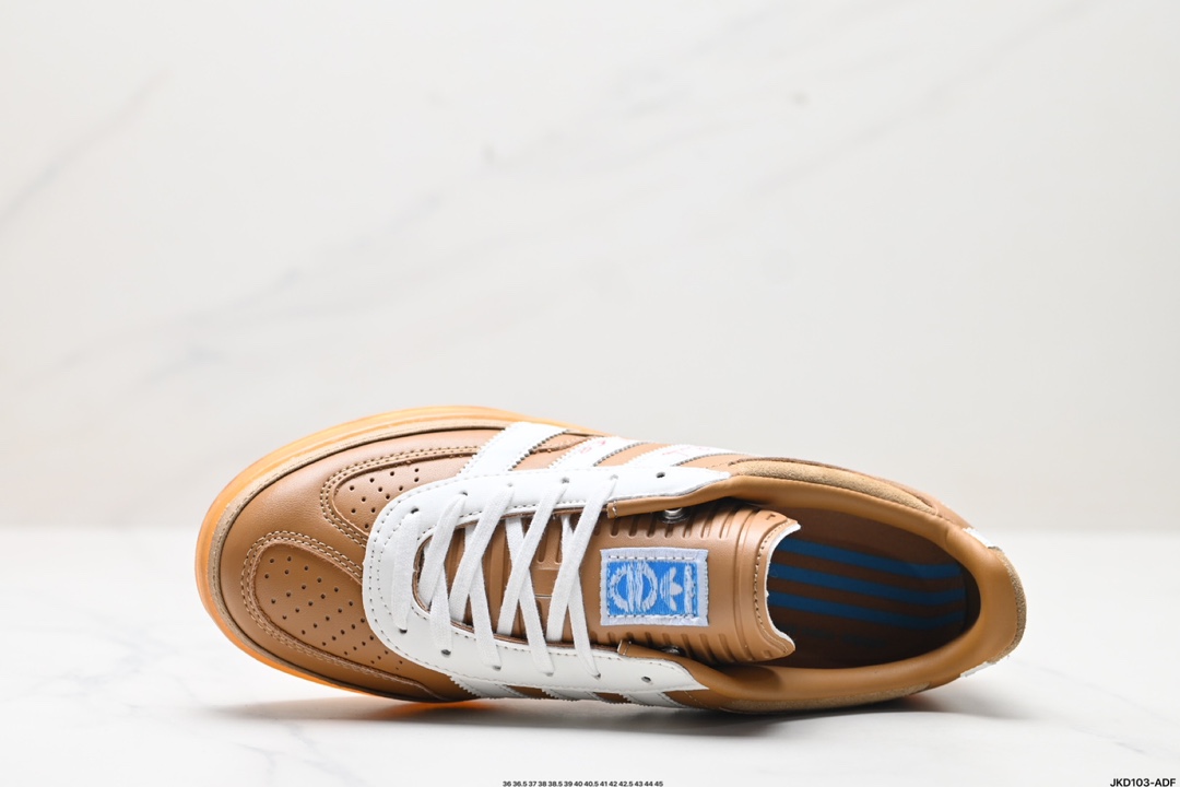 Adidas Originals BB x LM Gazelle INdoor 三叶草休闲防滑耐磨低帮板鞋 JR0182