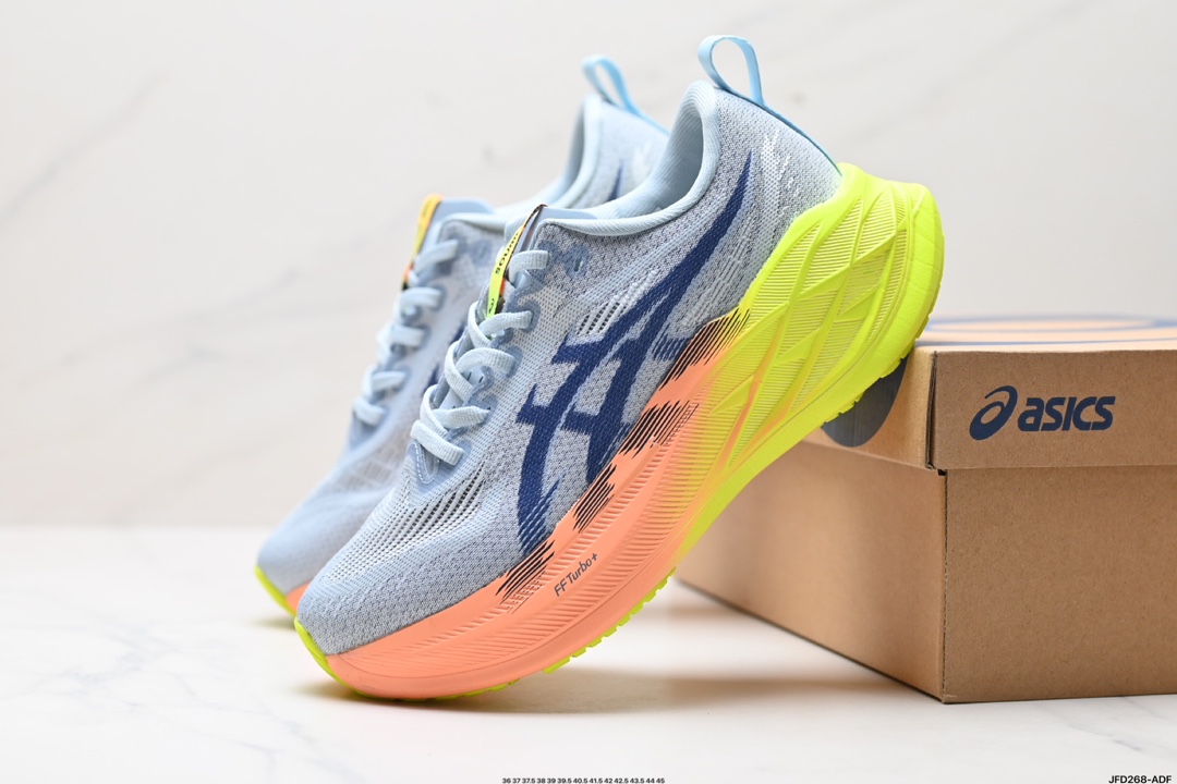 Asics SUPERBLAST 2 PARIS 舒适柔软 网布防滑耐磨 低帮 训练跑步鞋 1013A142-550