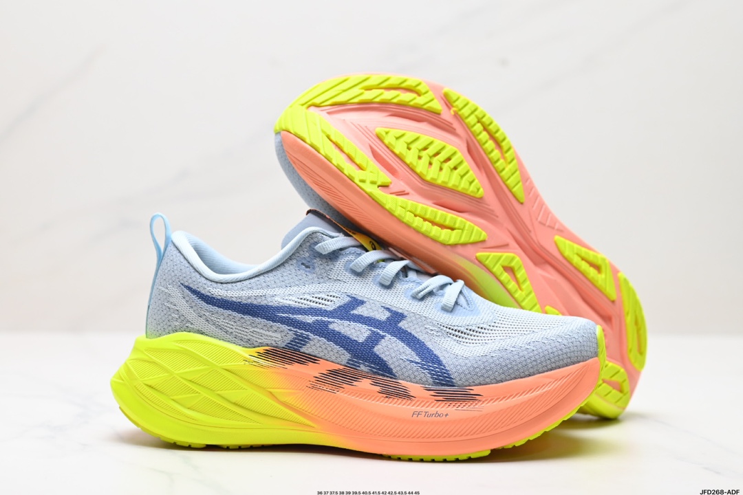 Asics SUPERBLAST 2 PARIS 舒适柔软 网布防滑耐磨 低帮 训练跑步鞋 1013A142-550