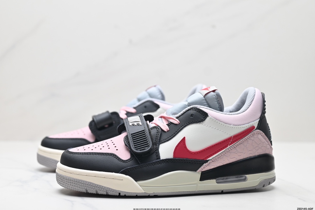 耐克Nike Air Jordan Legacy 312 Low”Whit Grey Fog/Blu Red“乔丹最强三合一混合版本低帮文化休闲运动篮球鞋 CD9054-101