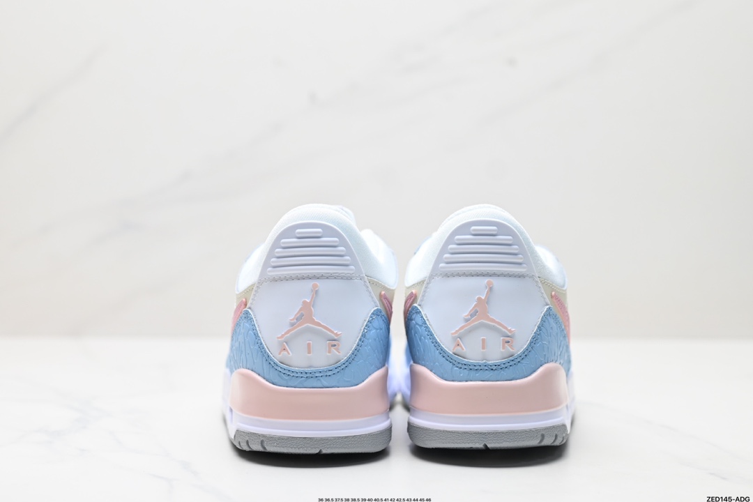 耐克Nike Air Jordan Legacy 312 Low”Whit Grey Fog/Blu Red“乔丹最强三合一混合版本低帮文化休闲运动篮球鞋 HF0774-151