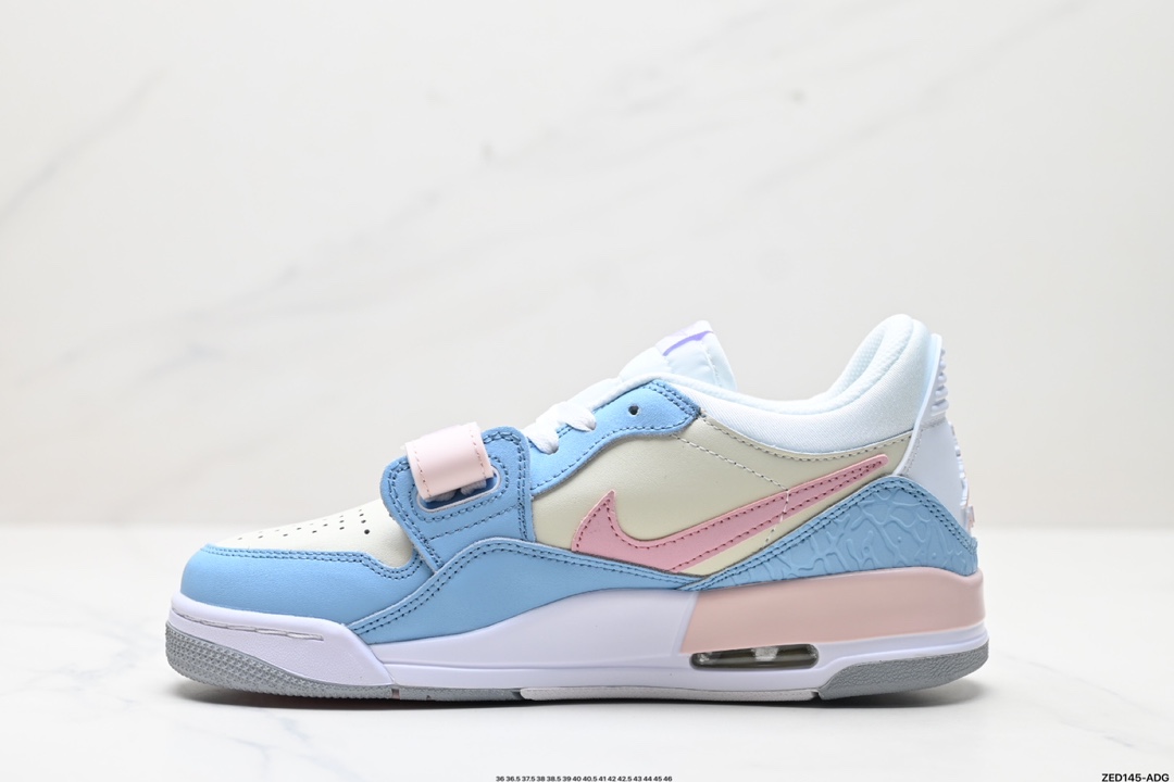 耐克Nike Air Jordan Legacy 312 Low”Whit Grey Fog/Blu Red“乔丹最强三合一混合版本低帮文化休闲运动篮球鞋 HF0774-151