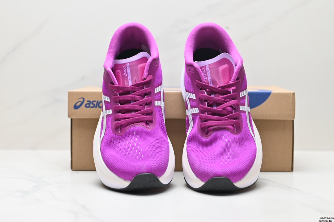💰180
公司级✅Asics 亚瑟士MAGIC SPEED 4稳定跑鞋鞋面采用双层提花网面设计，提高包裹性和透气性，后跟搭载稳定系统科技T-GEL提升整体支撑力和结构感，减少对身体带来的冲击负荷，创新中底至轻回弹
货号:1012676-500
尺码:36-40
ID:JKD575-ADG