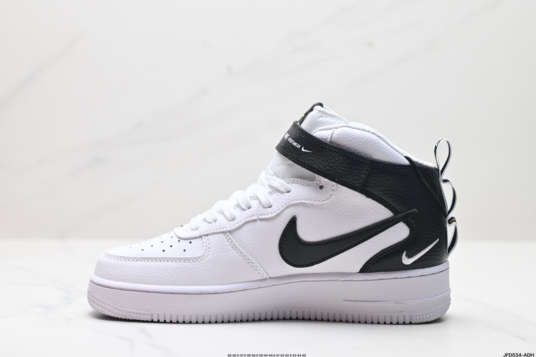 Nike Air Force 1 Mid 07 原楦头原纸板 打造纯正中帮空军版型 804609-103