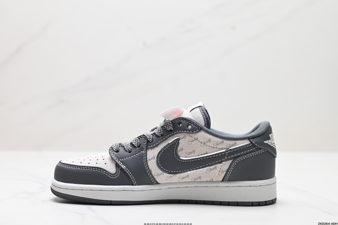 AJ1倒勾Travis Scott x Air Jordan 1 ” Reverse Mocha “ AJ1乔1 TS 闪电 联名倒钩 低帮文化篮球鞋 XZ3398-003