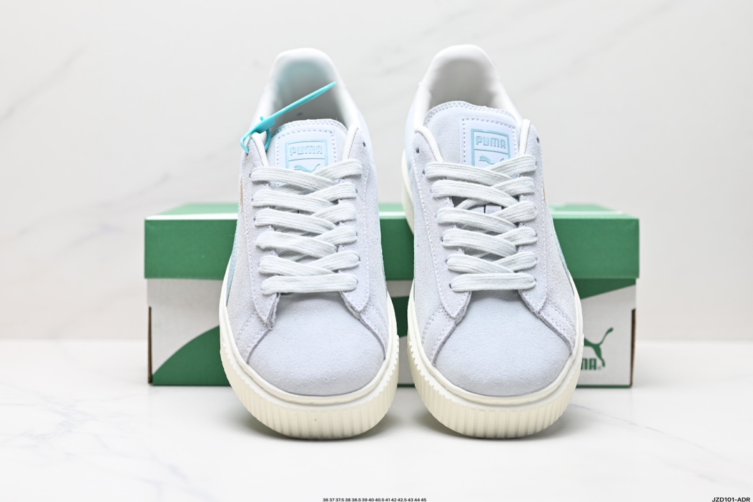 Puma SUEDE PLATFORM CORE复古单品 彪马 防滑耐磨低帮德训板鞋 363559-14