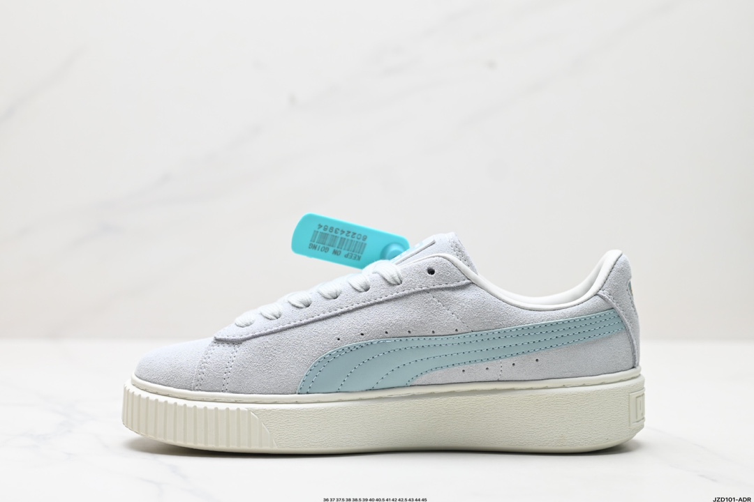 Puma SUEDE PLATFORM CORE复古单品 彪马 防滑耐磨低帮德训板鞋 363559-14