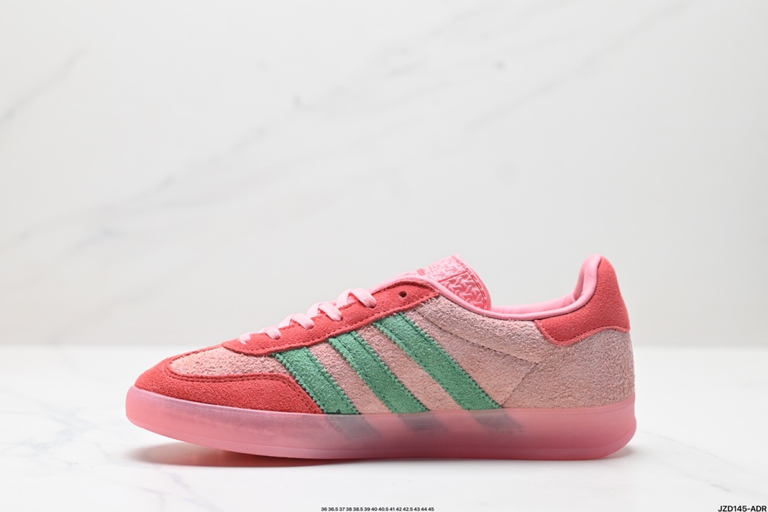 adidas Originals Gazelle INdoor 三叶草休闲防滑耐磨低帮板鞋 IG6782