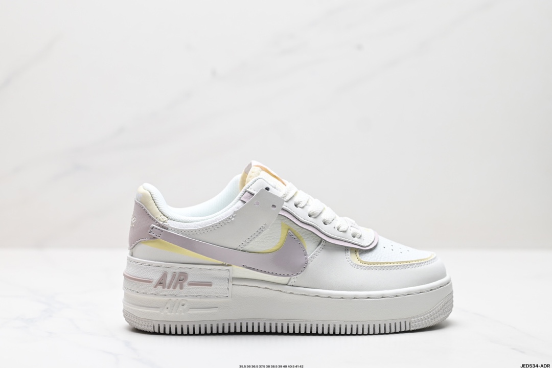 耐克NIKE WMNS Air Force 1 Shadow全新少女系解构主义设计低帮百搭板鞋 CI0919-119