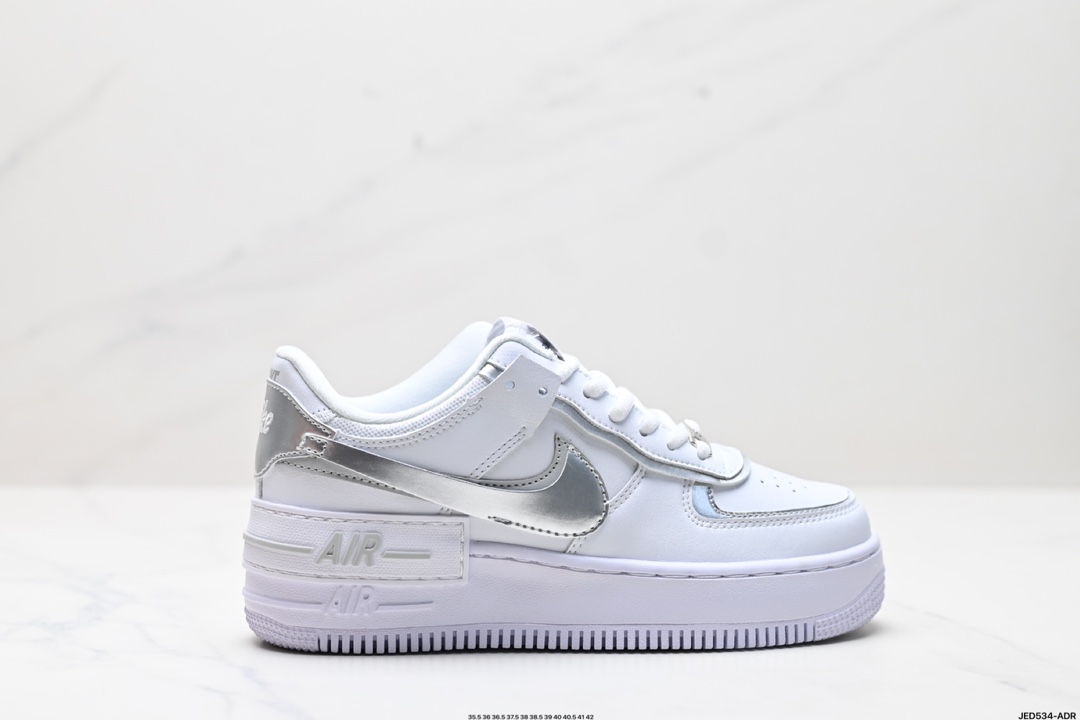 耐克NIKE WMNS Air Force 1 Shadow全新少女系解构主义设计低帮百搭板鞋 CI0919-119