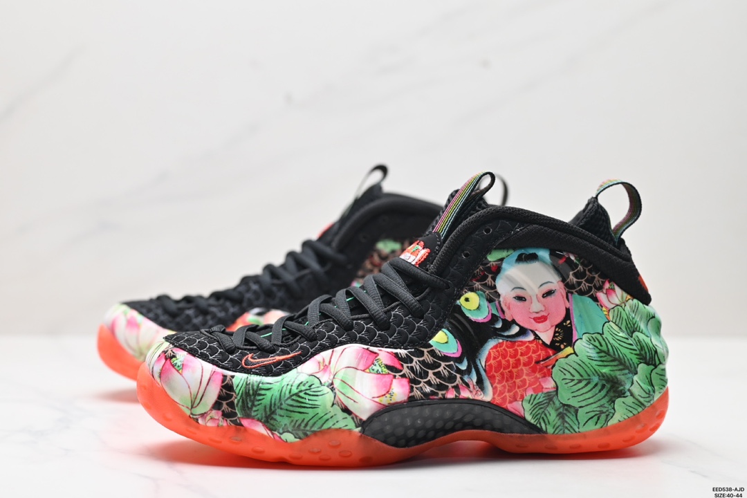 Nike Foamposite One 喷泡 中帮 复古篮球鞋 314996-603