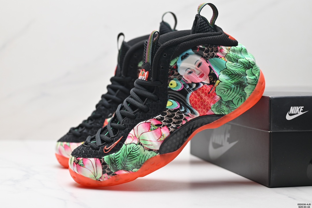 Nike Foamposite One 喷泡 中帮 复古篮球鞋 314996-603