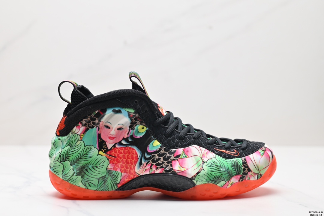 Nike Foamposite One 喷泡 中帮 复古篮球鞋 314996-603