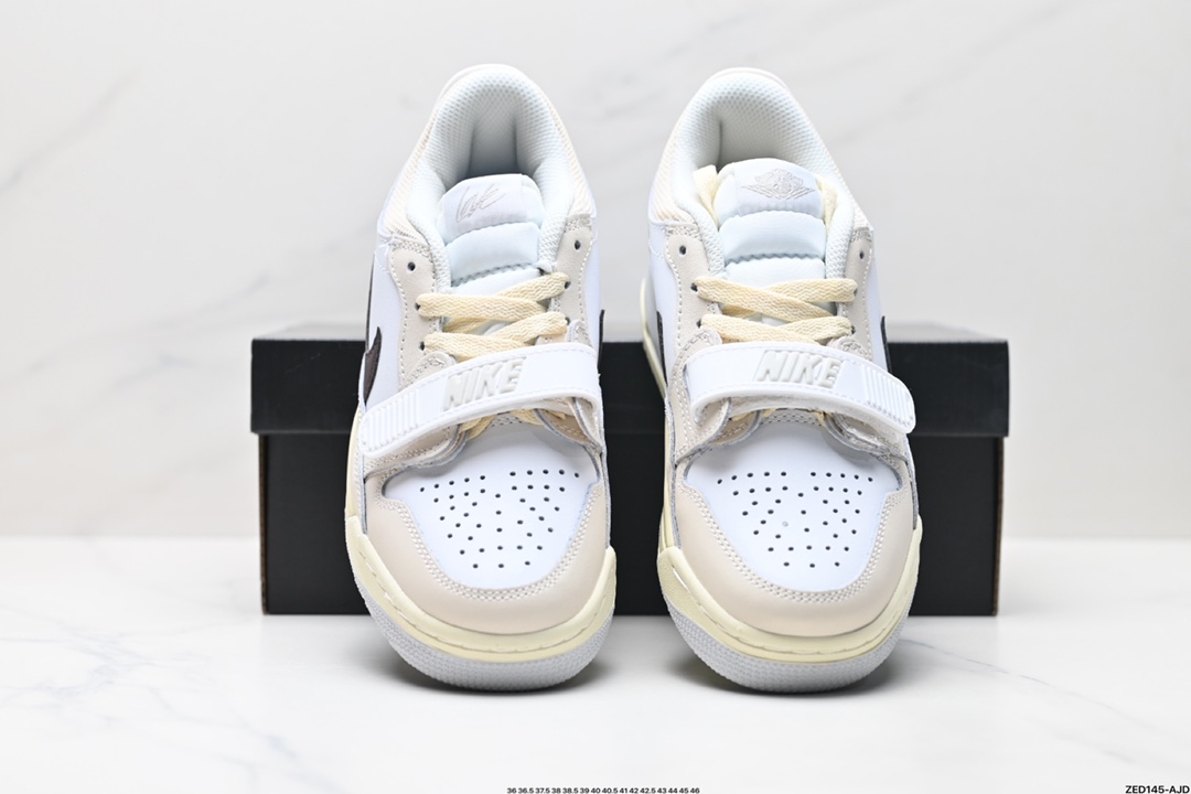 耐克Nike Air Jordan Legacy 312 Low”Whit Grey Fog/Blu Red“乔丹最强三合一混合版本低帮文化休闲运动篮球鞋 HJ3483-101