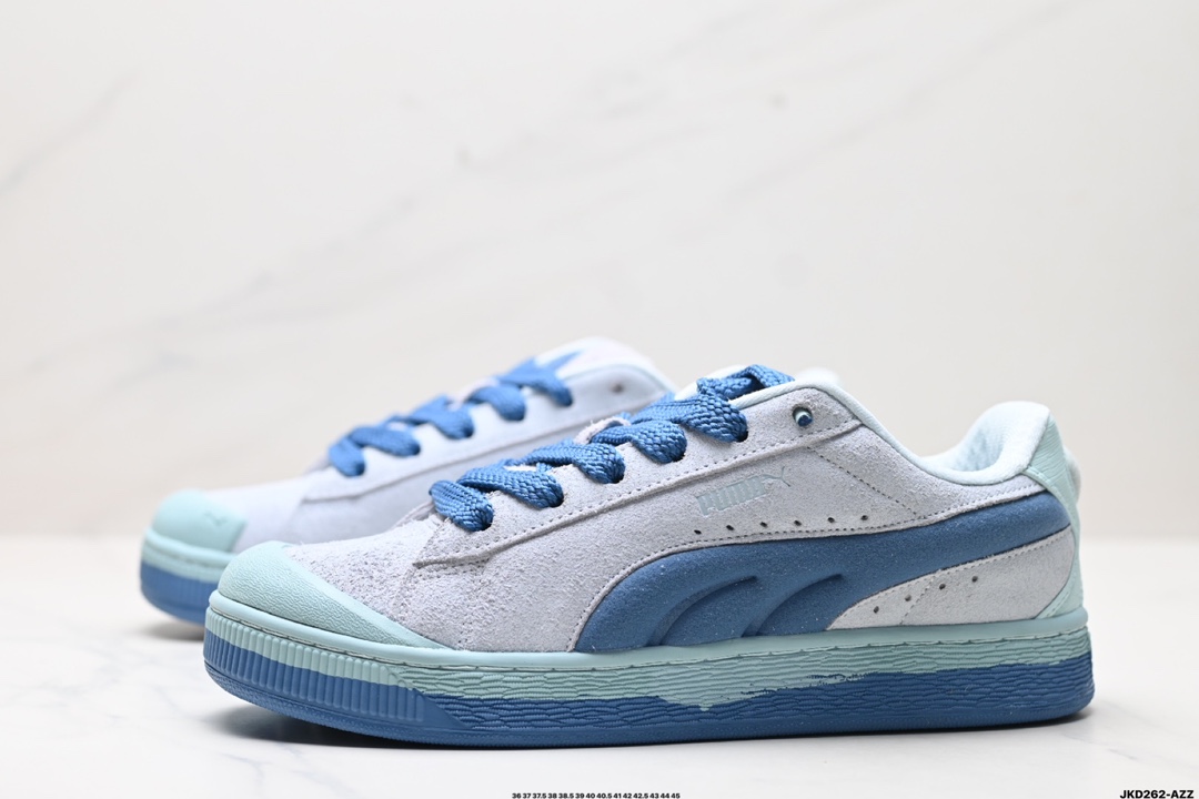 Puma Suede XL Crush复古单品 彪马 防滑耐磨低帮德训板鞋 399415-01