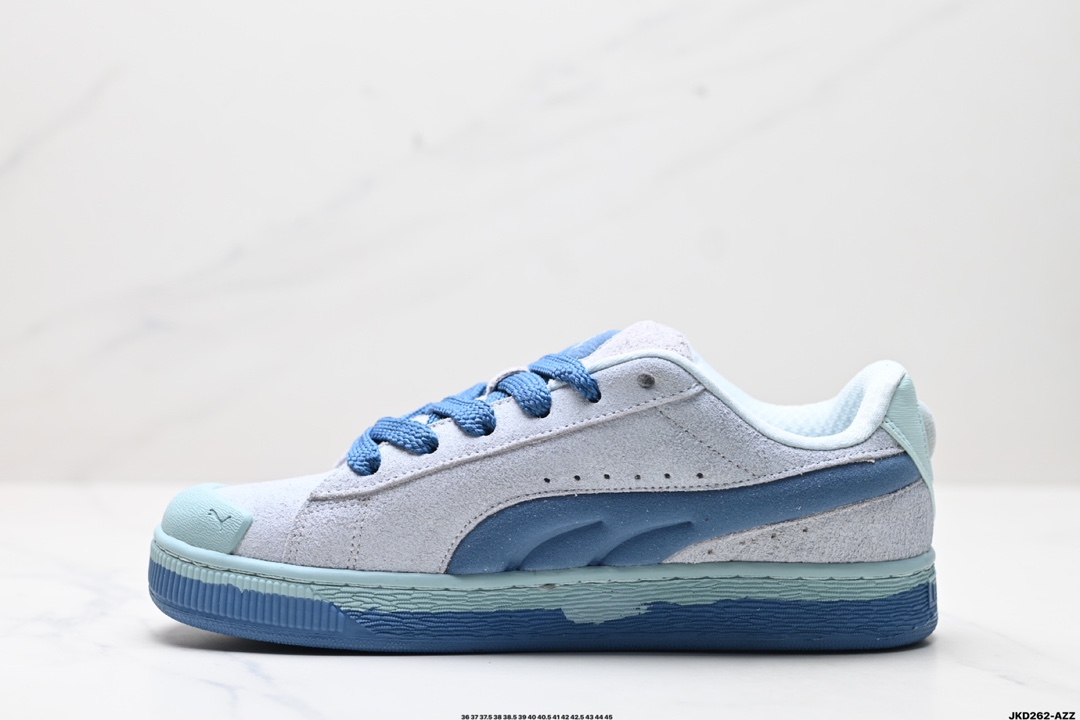 Puma Suede XL Crush复古单品 彪马 防滑耐磨低帮德训板鞋 399415-01