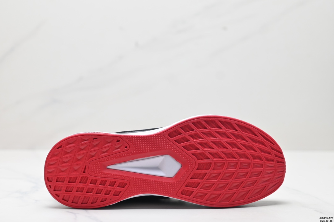 💰150
真标✅Adidas DURAMO SL轻盈跑鞋
adidas跑鞋设计总是呈现出一种经典低调的感觉，但Ultra Boost与Alphabounce这两个系列的出现，让市场掀起了一阵潮流 这款adidas Duramo 虽然不及前面那两款鞋子那么耀眼，但其主打的cloudfoam科技还是非常让人期待的。Cloudfoam是adidas家的另一种减震科技，减震性能不错，能够给脚底提供舒适的缓震感受
货号:FV8786
尺码:40-45
ID:JJD419-AZF