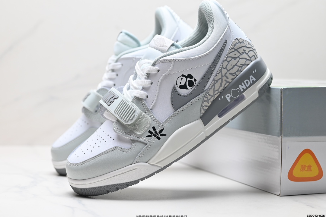 耐克Nike Air Jordan Legacy 312 Low”White/Grey Fog/Blue/Red“乔丹最强三合一混合版本低帮文化休闲运动篮球鞋 FV8115-101