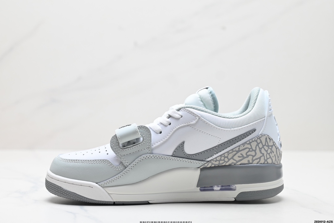 耐克Nike Air Jordan Legacy 312 Low”White/Grey Fog/Blue/Red“乔丹最强三合一混合版本低帮文化休闲运动篮球鞋 FV8115-101