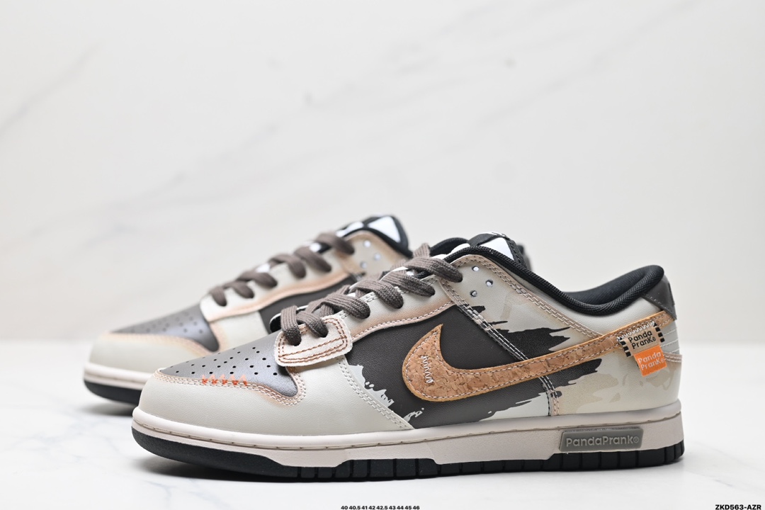 NK Dunk Low Retro “DIY高端定制” 低帮休闲运动板鞋   DD1391-100