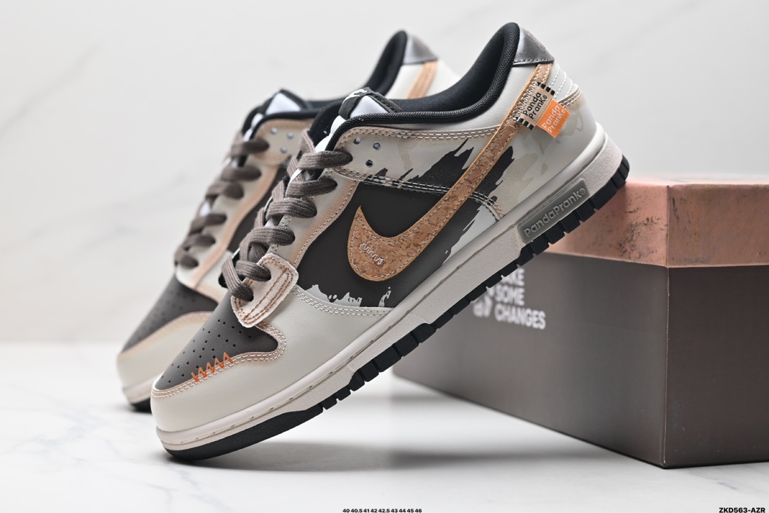 NK Dunk Low Retro “DIY高端定制” 低帮休闲运动板鞋   DD1391-100