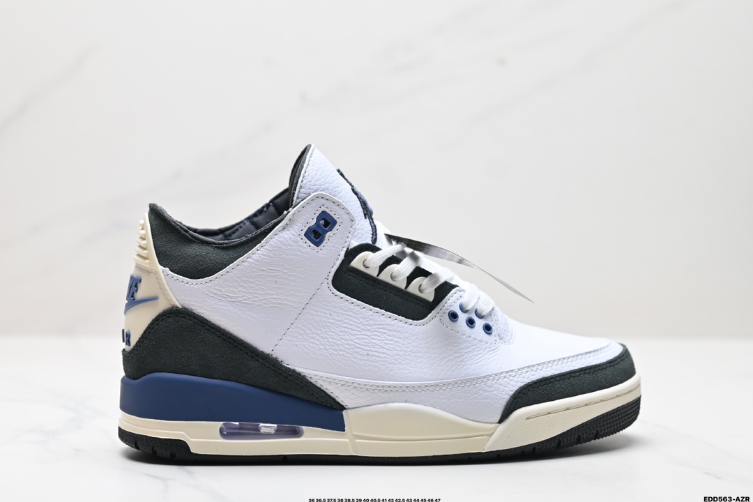 Air Jordan 3 Retro 迈克尔·乔丹AJ3代中帮复古休闲运动文化篮球鞋  HV8571-100