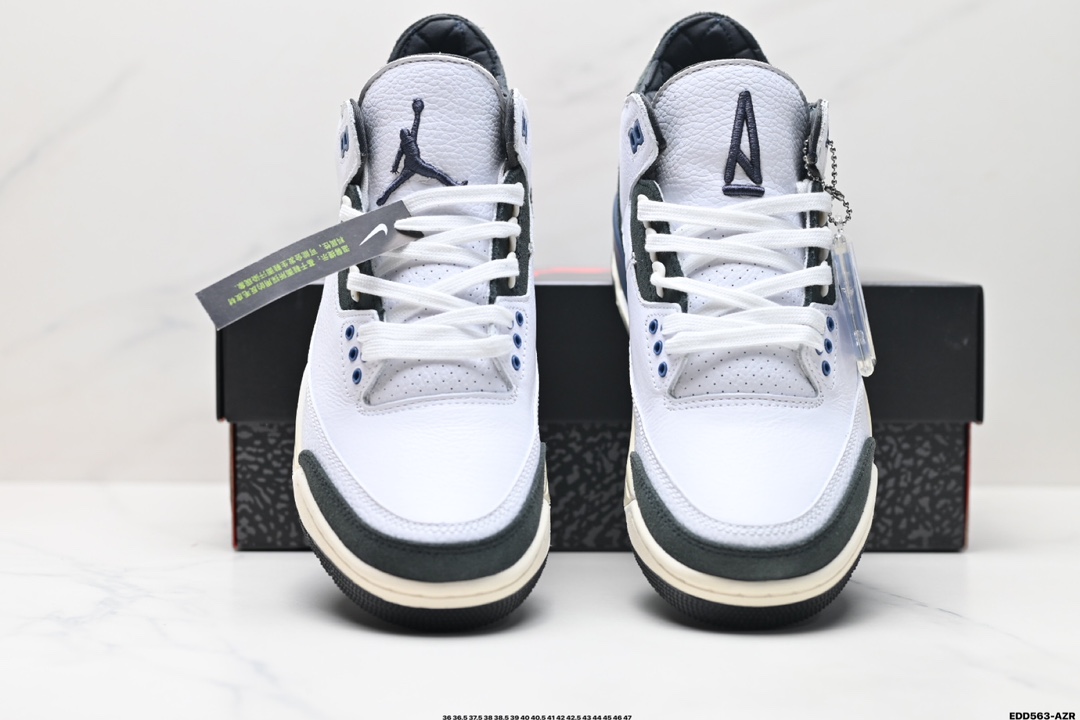 Air Jordan 3 Retro 迈克尔·乔丹AJ3代中帮复古休闲运动文化篮球鞋  HV8571-100