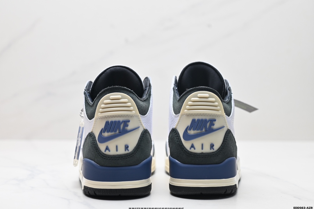 Air Jordan 3 Retro 迈克尔·乔丹AJ3代中帮复古休闲运动文化篮球鞋  HV8571-100