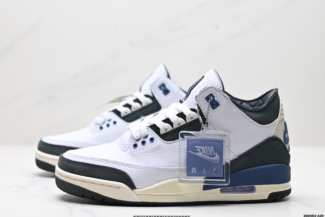 Air Jordan 3 Retro 迈克尔·乔丹AJ3代中帮复古休闲运动文化篮球鞋  HV8571-100