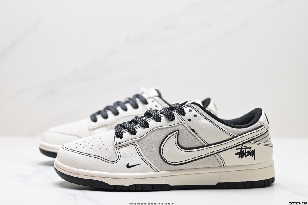 NK Dunk Low Retro “DIY高端定制” 低帮休闲运动板鞋   BB7518-008