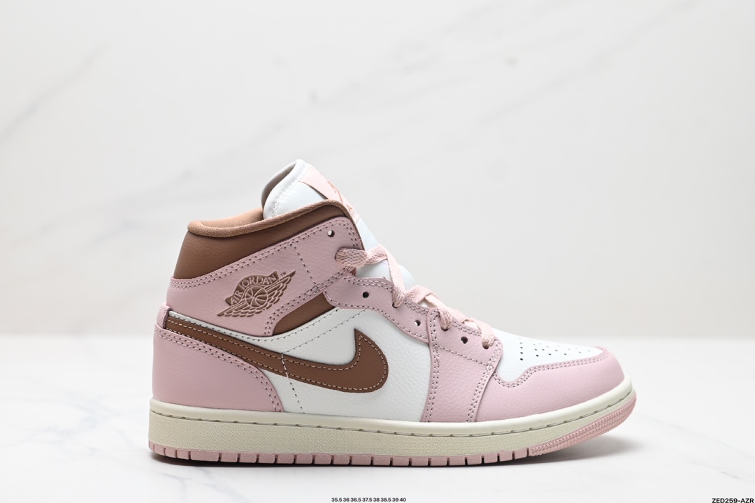 Nike Air Jordan 1 Retro Mid OG AJ1代迈克尔·乔丹中帮耐克经典复古百搭休闲文化运动篮球鞋 BQ6472-620