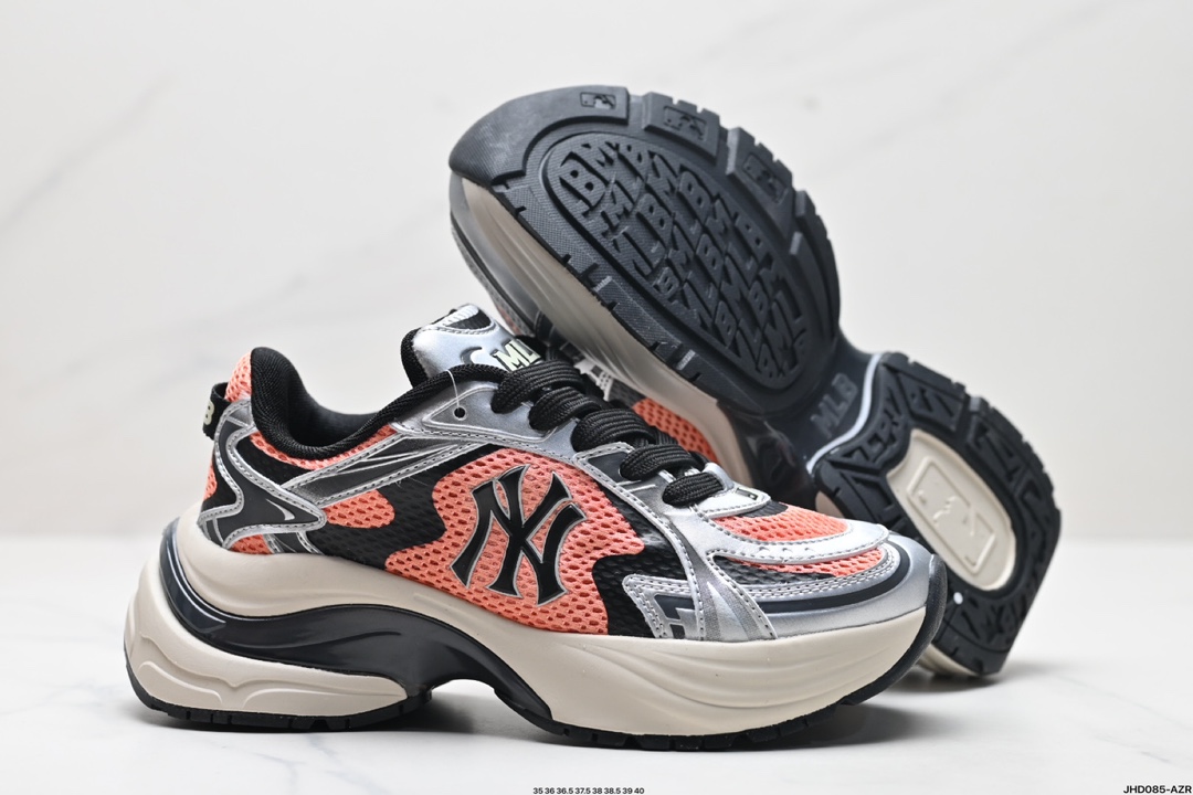 MLB New York Yankees Curve Runner 舒适百搭 防滑耐磨 低帮 流浪鞋跑步鞋  3ARNSPL4N