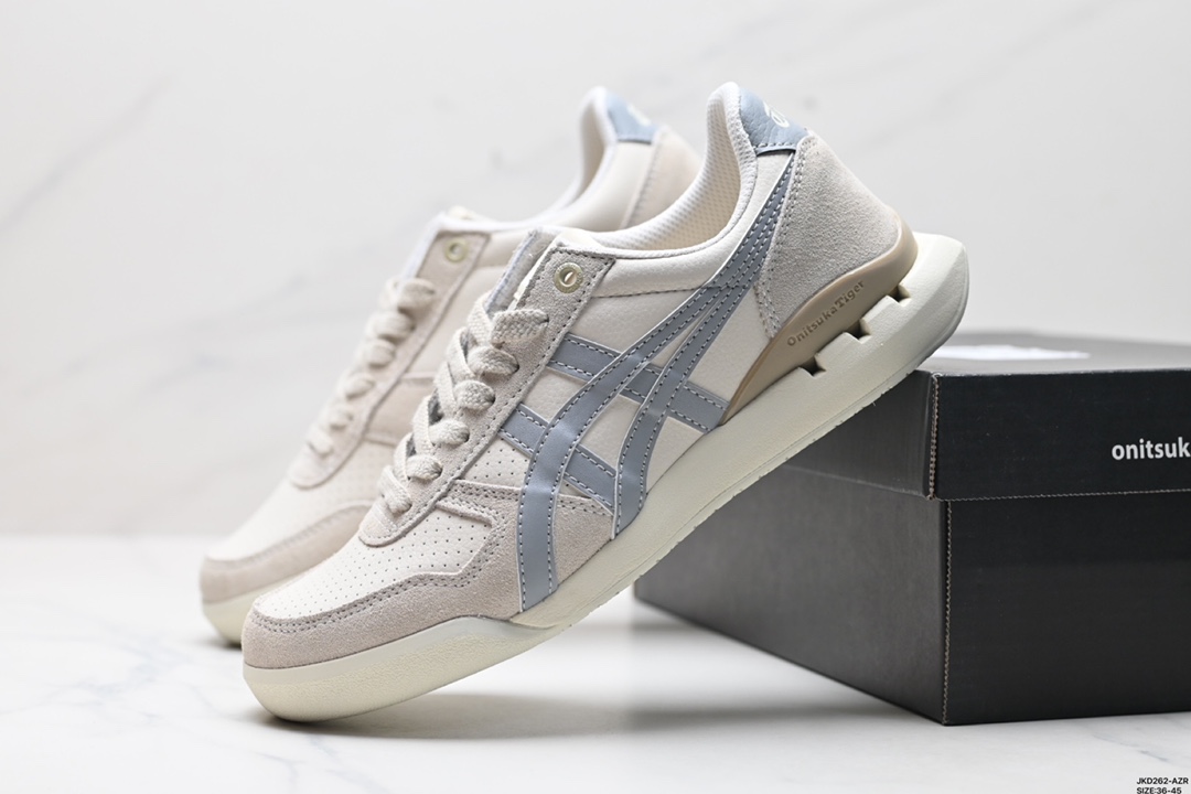 Onitsuka Tiger鬼塚虎 Ultimate 81 EX 绒面革 防滑耐磨低帮 生活休闲鞋  1183B510-103