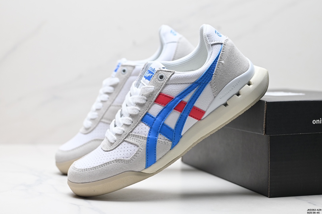 Onitsuka Tiger鬼塚虎 Ultimate 81 EX 绒面革 防滑耐磨低帮 生活休闲鞋  1183B510-103