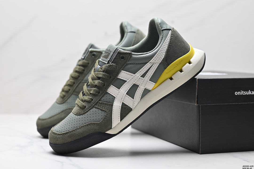 Onitsuka Tiger鬼塚虎 Ultimate 81 EX 绒面革 防滑耐磨低帮 生活休闲鞋  1183B510-103