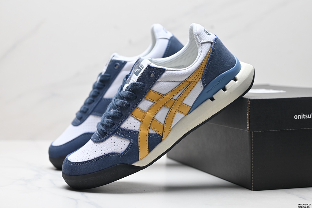 Onitsuka Tiger鬼塚虎 Ultimate 81 EX 绒面革 防滑耐磨低帮 生活休闲鞋  1183B510-103