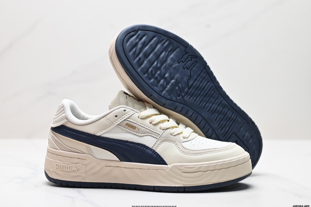 PUMA Ca Pro 合成革牛剖层革头层牛皮 舒适 低帮 彪马板鞋  395773-02