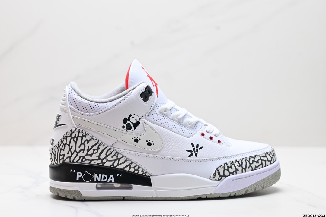 Air Jordan 3 Retro 迈克尔·乔丹AJ3代中帮复古休闲运动文化篮球鞋  136064-116