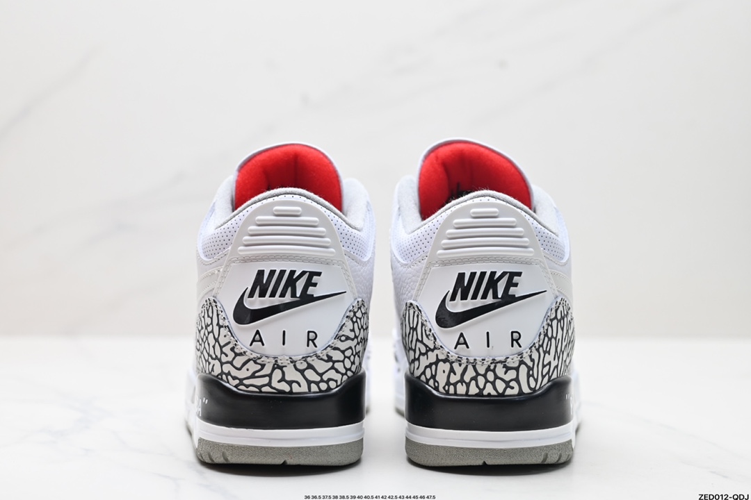 Air Jordan 3 Retro 迈克尔·乔丹AJ3代中帮复古休闲运动文化篮球鞋  136064-116