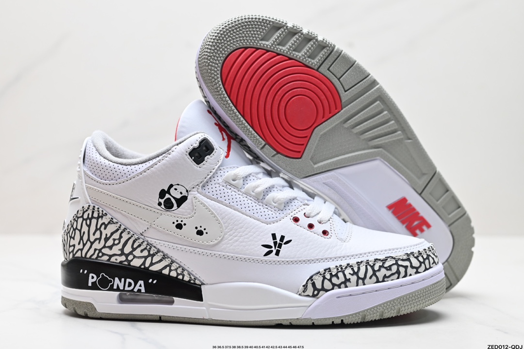 Air Jordan 3 Retro 迈克尔·乔丹AJ3代中帮复古休闲运动文化篮球鞋  136064-116