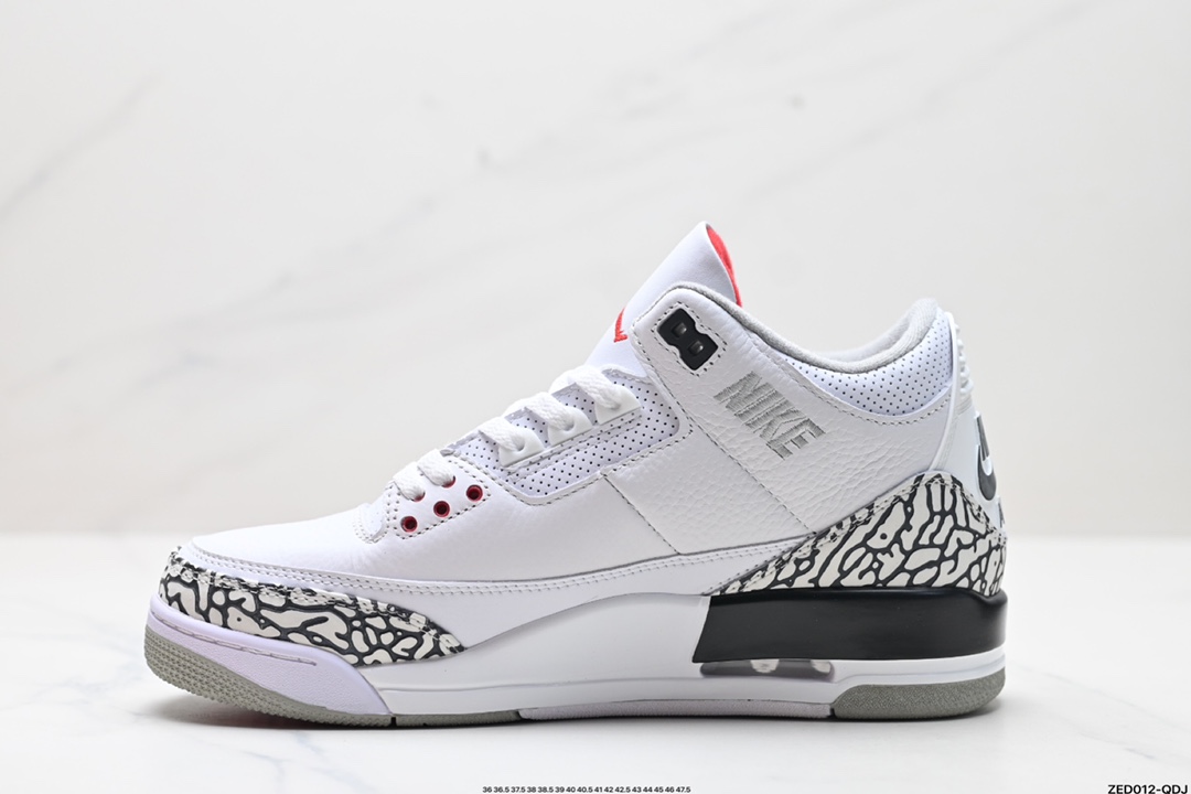 Air Jordan 3 Retro 迈克尔·乔丹AJ3代中帮复古休闲运动文化篮球鞋  136064-116