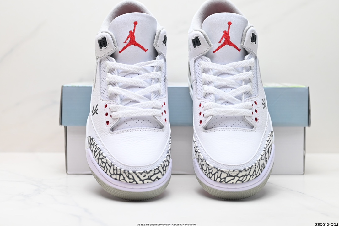 Air Jordan 3 Retro 迈克尔·乔丹AJ3代中帮复古休闲运动文化篮球鞋  136064-116