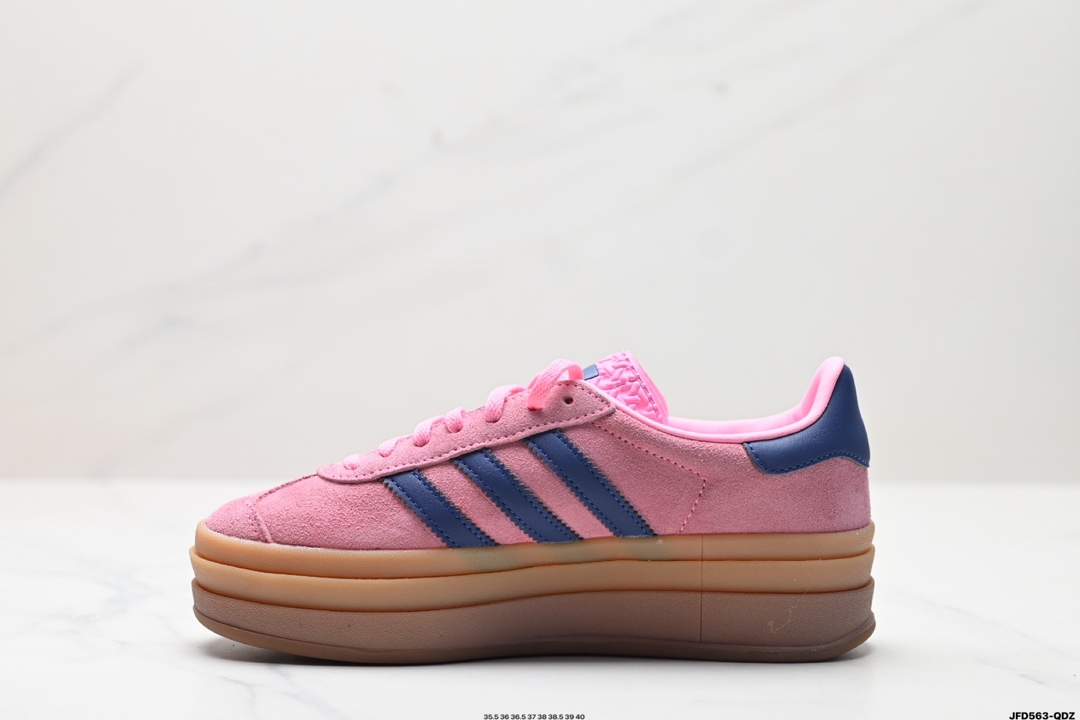 阿迪达斯Adidas Gazelle Bold w 低帮复古百搭休闲运动板鞋  HO6122