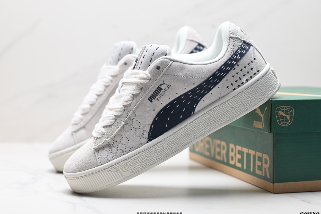 Puma Suede XL复古单品 彪马 防滑耐磨低帮德训板鞋  395777-02