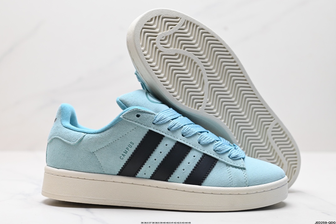 Adidas Originals Campus 00s 学院系列面包风经典复古低帮百搭休闲运动板鞋  JQ0741