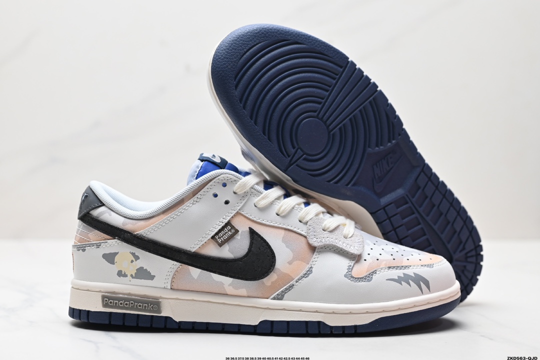 NK Dunk Low Retro “DIY高端定制” 低帮休闲运动板鞋   FQ8826-100