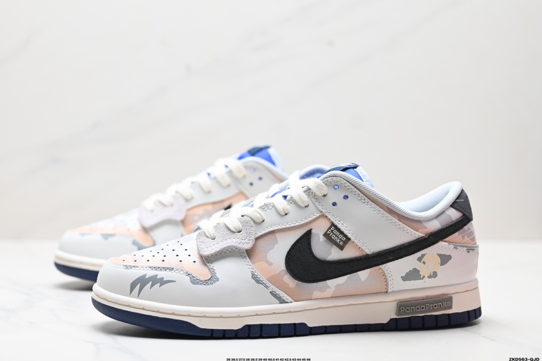 NK Dunk Low Retro “DIY高端定制” 低帮休闲运动板鞋   FQ8826-100