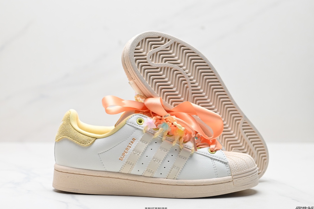 阿迪达斯Adidas三叶草 Originals Superstar贝壳头系列低帮经典百搭休闲运动板鞋  IF1804
