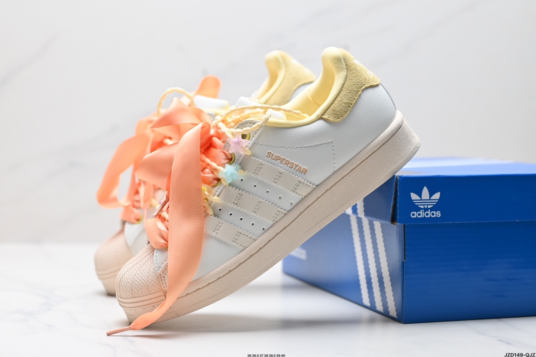 阿迪达斯Adidas三叶草 Originals Superstar贝壳头系列低帮经典百搭休闲运动板鞋  IF1804